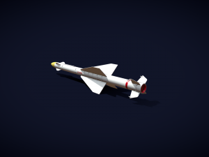 vympel r-23 missile 3D Model