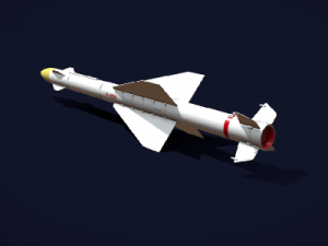 vympel r-23 missile 3D Model