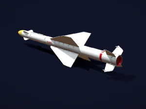 vympel r-23 missile 3D Model