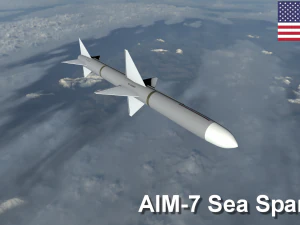 аим-7 морской воробей 3D Модель