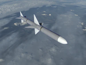 aim-7 sea sparrow 3D Model