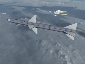 aim-7 sea sparrow 3D 모델