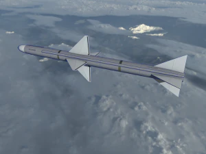aim-7 sea sparrow 3D Model