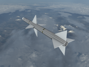 aim-7 sea sparrow 3D 모델