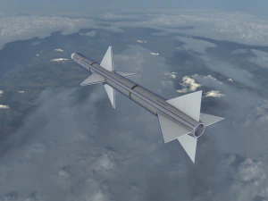 aim-7 sea sparrow 3D Model