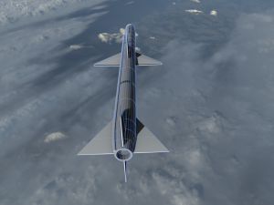 aim-7 sea sparrow 3D 모델