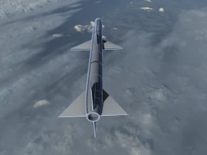 aim-7 sea sparrow 3D Model