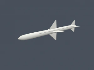 aim-7 sea sparrow 3D Model