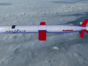 tomahawk block iv missile 3D Model