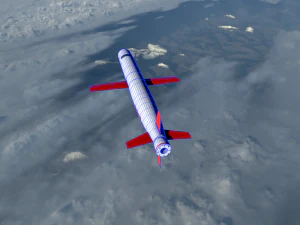 tomahawk block iv missile 3D Model