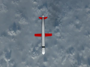 tomahawk block iv missile 3D Model