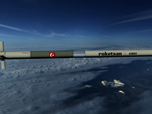 roketsan cirit 3 missile 3D Model