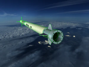 roketsan cirit 3 missile 3D Model