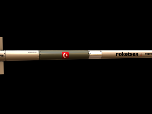 roketsan cirit 3 missile 3D Модель