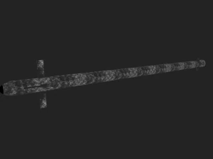 roketsan cirit 3 missile 3D Model