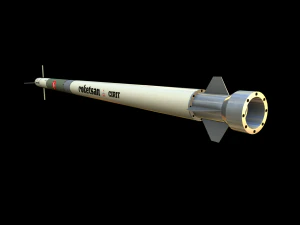roketsan cirit 3 missile 3D Model