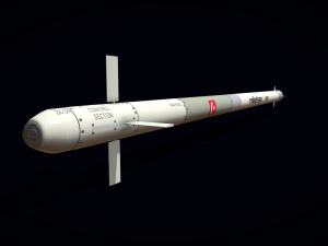 roketsan cirit 3 missile 3D Модель