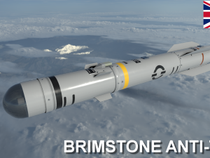 brimstone missile 3D 모델