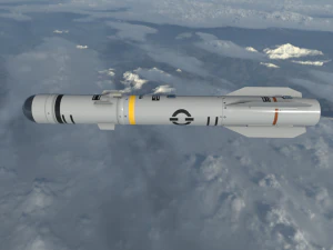 сірка ракета 3D Модель