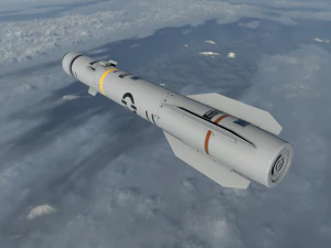 сірка ракета 3D Модель