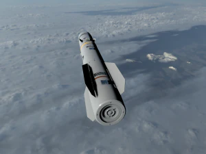 сірка ракета 3D Модель