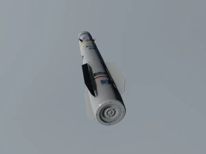 сірка ракета 3D Модель