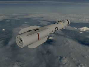 сірка ракета 3D Модель