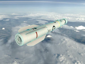 сірка ракета 3D Модель