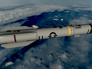 сірка ракета 3D Модель