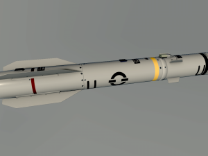brimstone missile Modelo 3D