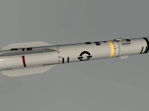 сірка ракета 3D Модель