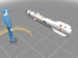 brimstone missile Modelo 3D