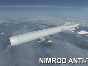 nimrod anti tank missile 3D-Modell