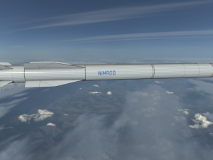 nimrod anti tank missile 3D Модель