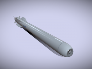 nimrod anti tank missile 3D Модель
