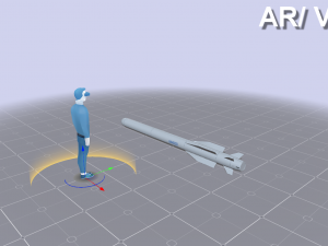 nimrod anti tank missile 3D Модель