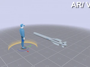 nimrod anti tank missile 3D Model