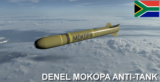 mokopa anti-tank missile Modèle 3D .c4d .max .obj .3ds .fbx .stl .blend 