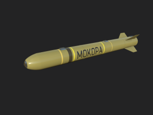 mokopa anti-tank missile Modèle 3D