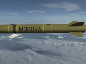mokopa anti-tank missile Modèle 3D
