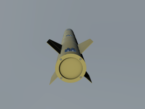 mokopa anti-tank missile Modèle 3D