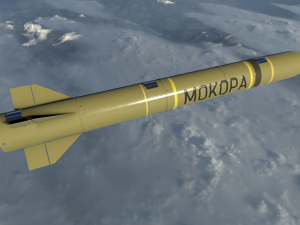 mokopa anti-tank missile Modèle 3D