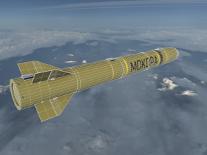 mokopa anti-tank missile Modèle 3D