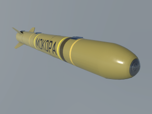 mokopa anti-tank missile Modèle 3D