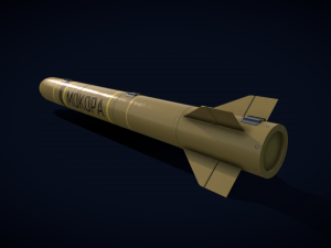 mokopa anti-tank missile Modèle 3D