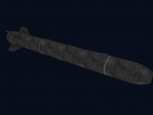 mokopa anti-tank missile Modèle 3D