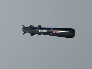 mizrak-u anti-tank missile Modèle 3D