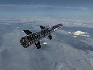 mizrak-u anti-tank missile Modèle 3D