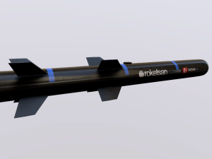 mizrak-u anti-tank missile Modèle 3D