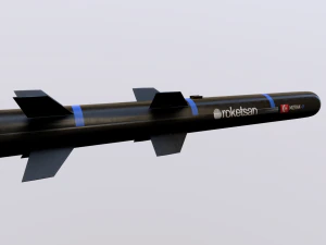 mizrak-u anti-tank missile 3D Model
